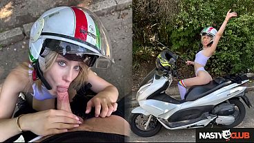 NASTY CLUB – Outdoor sex with Russian Beauty Lilli Bossom